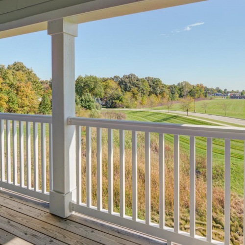 Private balcony with nature views